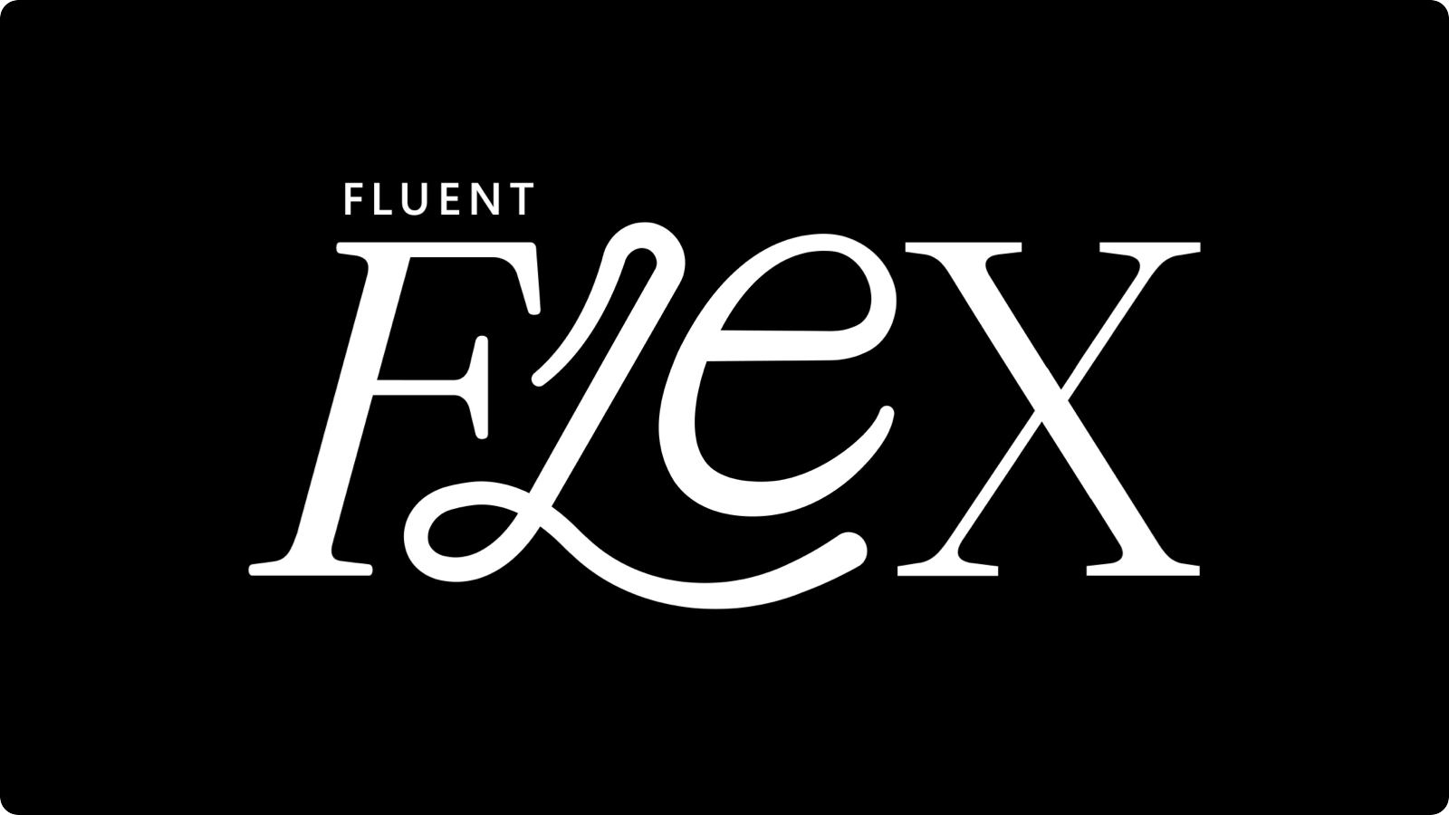 Fluent Flex wordmark